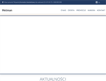 Tablet Screenshot of ckdhetman.pl